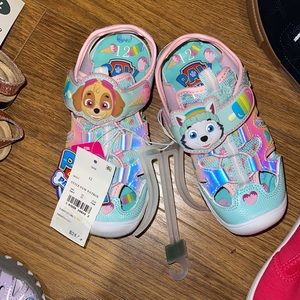 Kids Paw Patrol light up‎ sandals